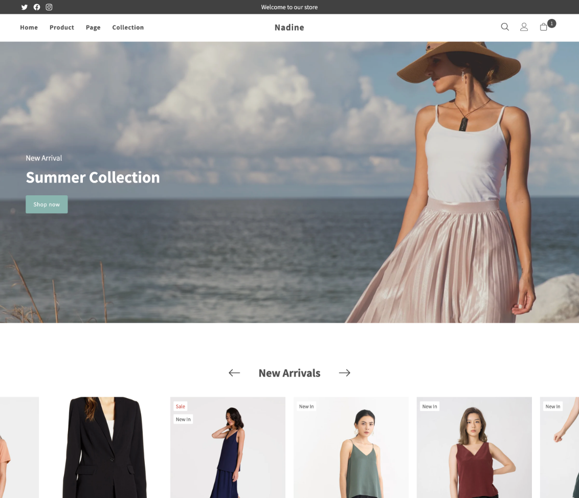 Nadine Shopify Theme